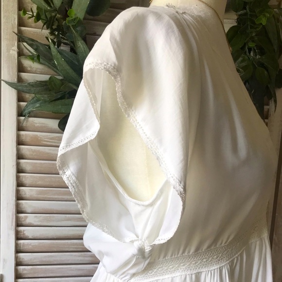 SUMMER BABYDOLL TOP WITH CROCHET TRIM - Picture 7 of 7